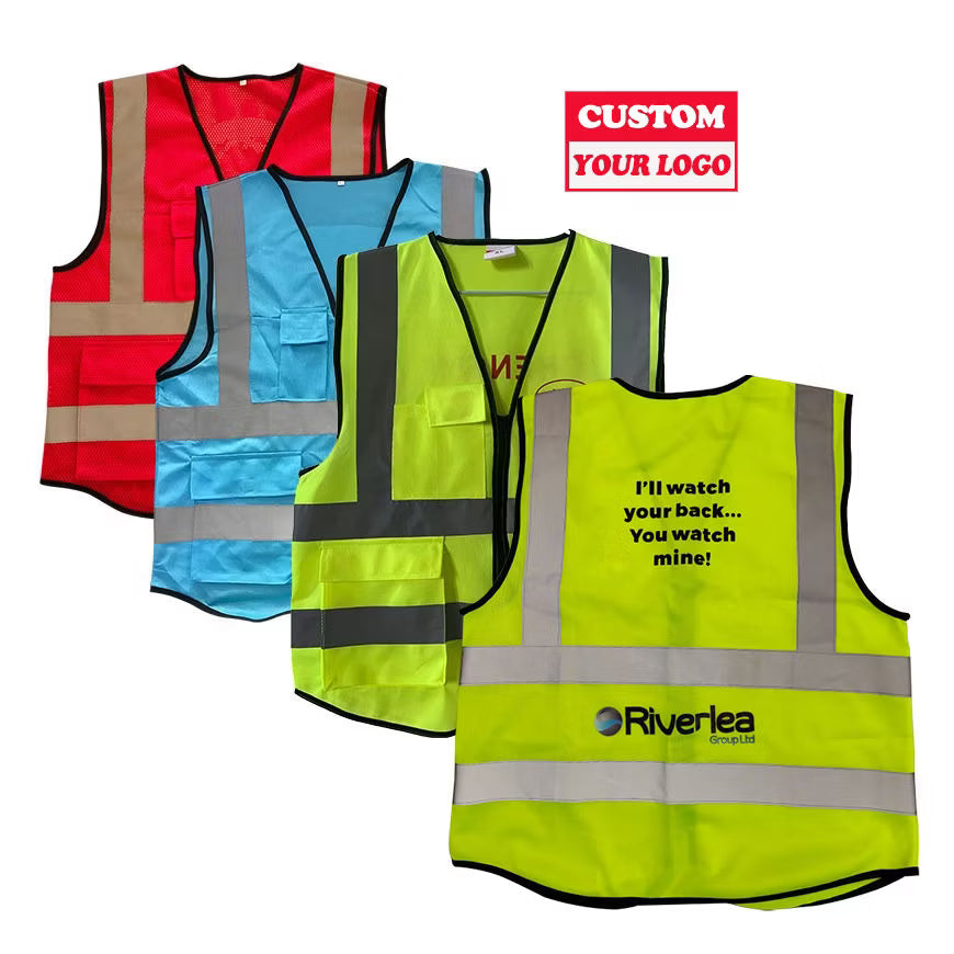 Custom High-Visibility Safety Vest – Personalized with Name & Logo,