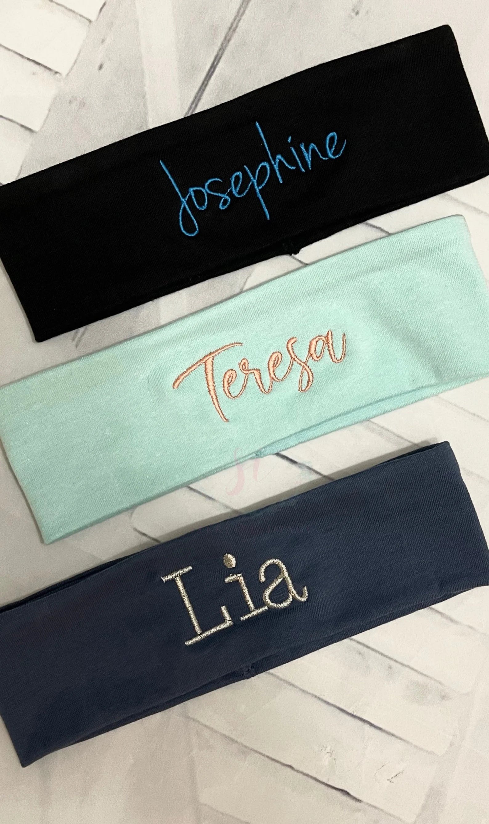 Custom Text Sports Headband – Personalized Headband