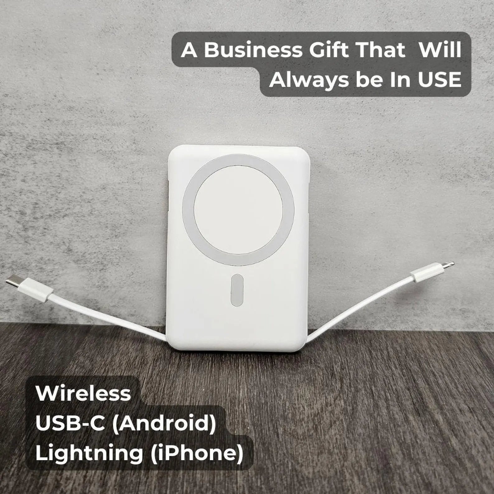 Custom Branded Powerbank – Corporate Gift, Client Swag, Wedding or Holiday Giveaway