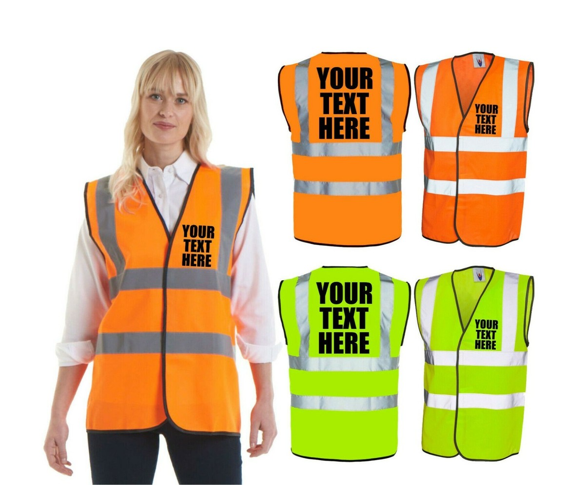 Custom High-Visibility Safety Vest – Personalized with Name & Logo,